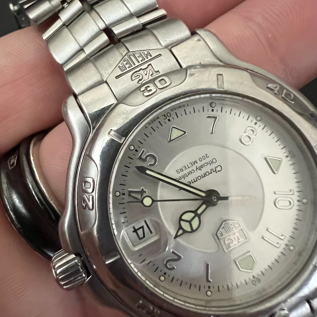 TAG Heuer 6000 WH5111-2 Automatic Silver Dial Date Chronometer