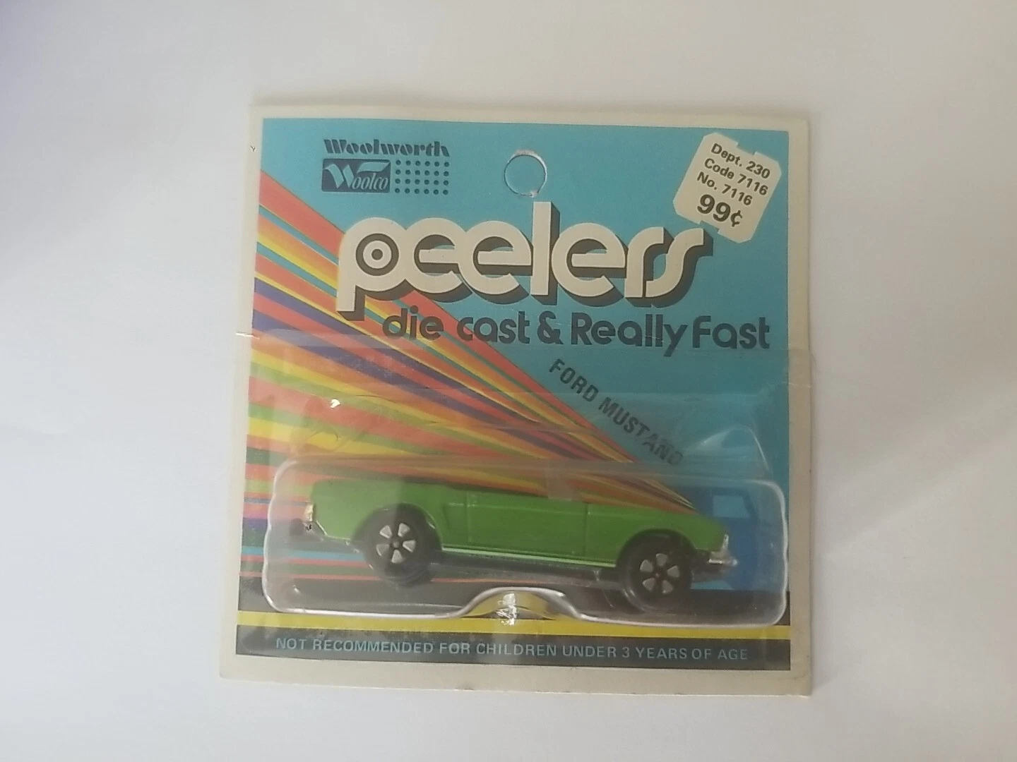 Vintage Peelers Die-Cast Woolworth Ford Mustang No.7116 NIB