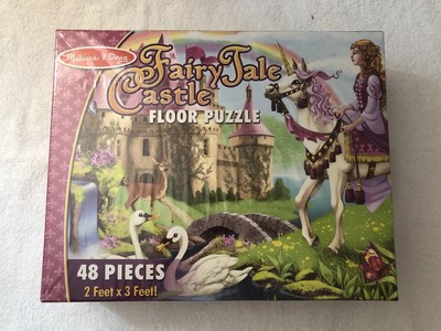melissa and doug fairy tale castle floor puzzle