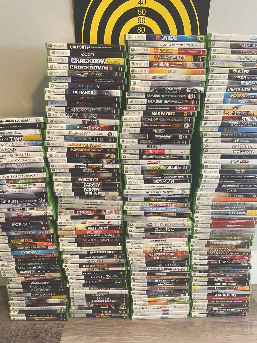 STORE LIQUIDATION - Microsoft XBOX 360 games - PICK&CHOOSE - Create a Lot