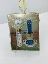 MAVEN BLOOM Mini Facial Rollers White Jade Blue Obsidian Beauty Therapy