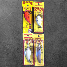 Strike King Crankbait Lot Of 4 Unique Lures Hard Knock Deep Dive Mix *READ DESC*