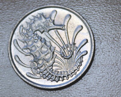 1983 Singapore 10 Cents Crowned Seahorse | eBay
