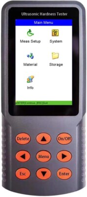 Digital Ultrasonic Hardness Tester Meter Gauge 50 Set Data Storage USB Interface