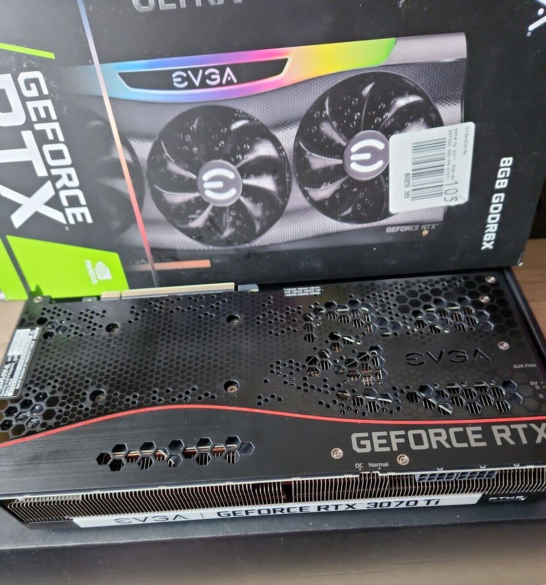 EVGA GeForce RTX 3070 Ti FTW3 ULTRA GAMING 8GB GDDR6X EVGA GeForce RTX 3070 Ti FTW3 ULTRA GAMING 8GB GDDR6X