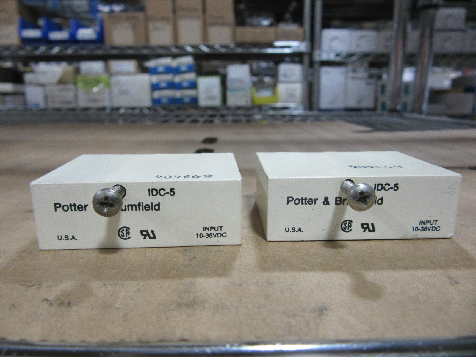 Potter Control Module (2) Potter & Brumfield IDC-5 Input Control Module Input 10-36VDC USA ...