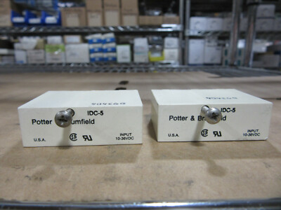 (2) Potter & Brumfield IDC-5 Input Control Module Input 10-36VDC USA NEW!!!