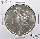 1879-P Morgan Silver Dollar $1 - Uncirculated Example - Gorgeous Coin!