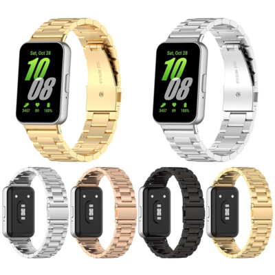 Replacement Metal Strap Stainless Steel Watch Band For Samsung Galaxy Fit 3