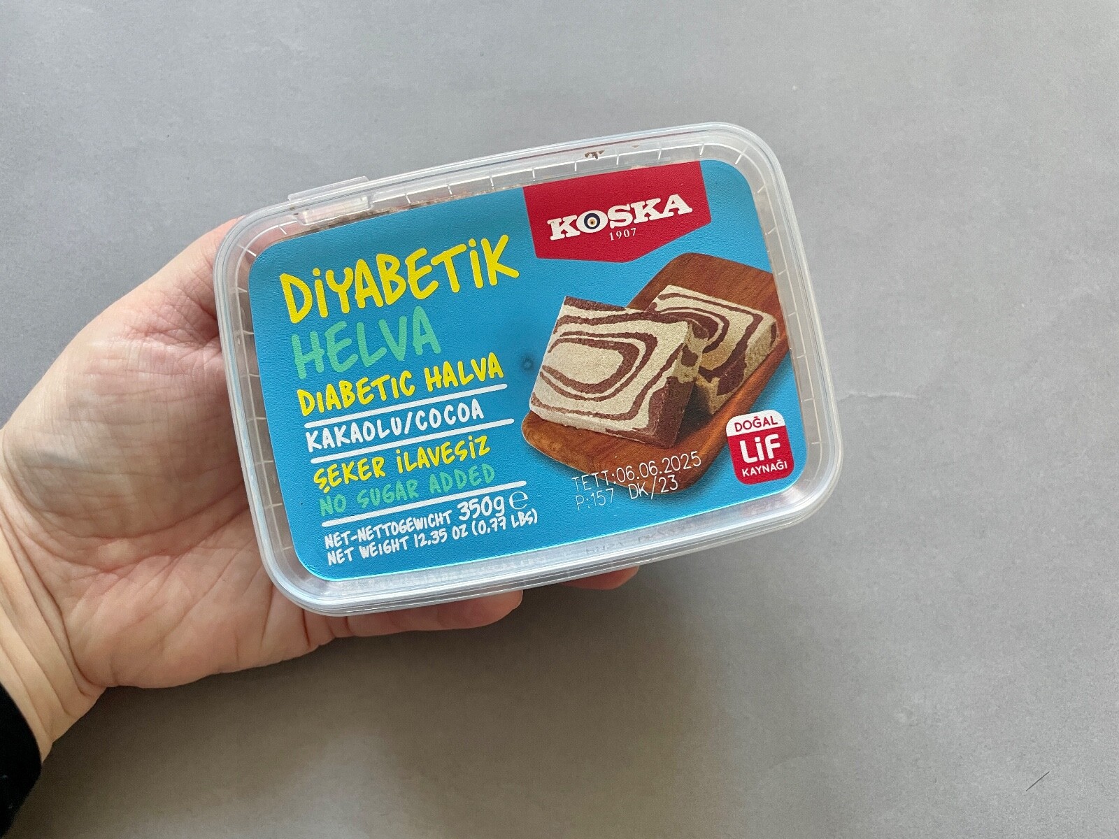 KOSKA Turkish Tahini Halva DiabeticFriendly Delight Pistachio