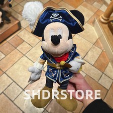 Disney authentic 2024 pirates mickey mouse plush shanghai disneyland exclusive