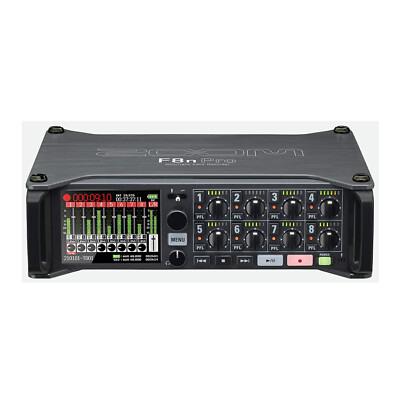 Zoom F8n Pro Multi-Track Field Recorder Professional Audio Gear