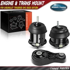 3Pcs Engine Motor & Torque Strut Mount for Chevrolet Traverse GMC Buick Saturn