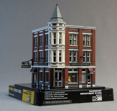 WOODLAND SCENICS BR5039 HO SCALE DAVENPORT DEPARTMENT STORE BUILT UP WDS5039 NEW