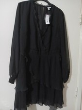 Topshop Dress Longsleeve Black Discontinued