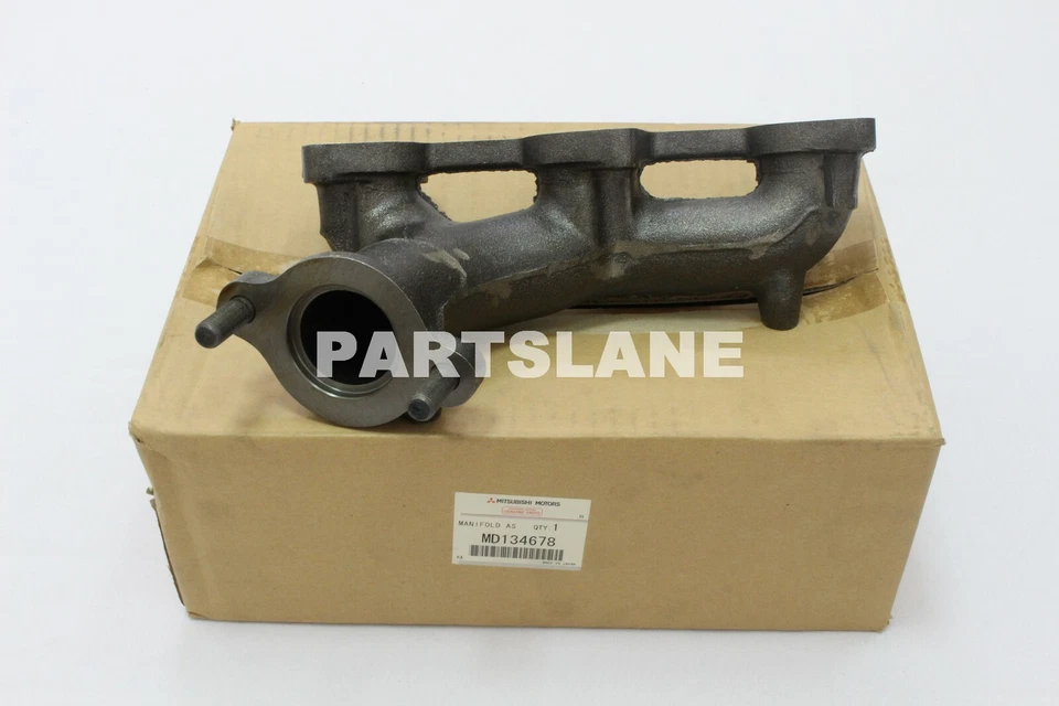 Colector de escape izquierdo izquierdo genuino Mitsubishi Mighty Max Montero OEM MD134678 Foto 2 de 4