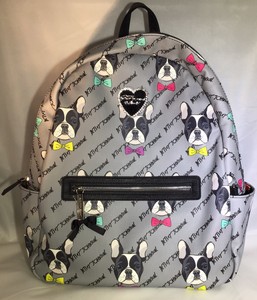 large faux leather backpack