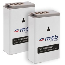 2x Akku EN-EL24 (VFB11901)