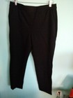 TALBOTS "WOMAN" 14W BLACK PANTS ELASTIC WAIST BAND GREAT QUALITY AND CONDITIO👍  — photo 2