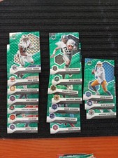 2021 Mosaic Football Green Prizm Card Lot 17 Cards