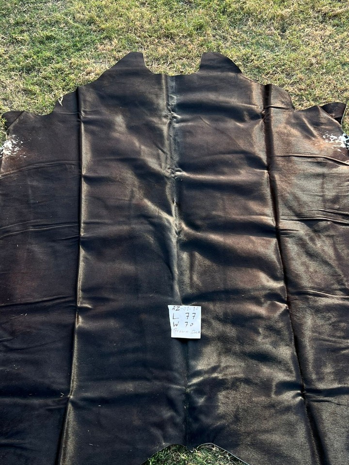 "Authentic Dark Brown Cowhide Premium Area Rug for Home" eBay