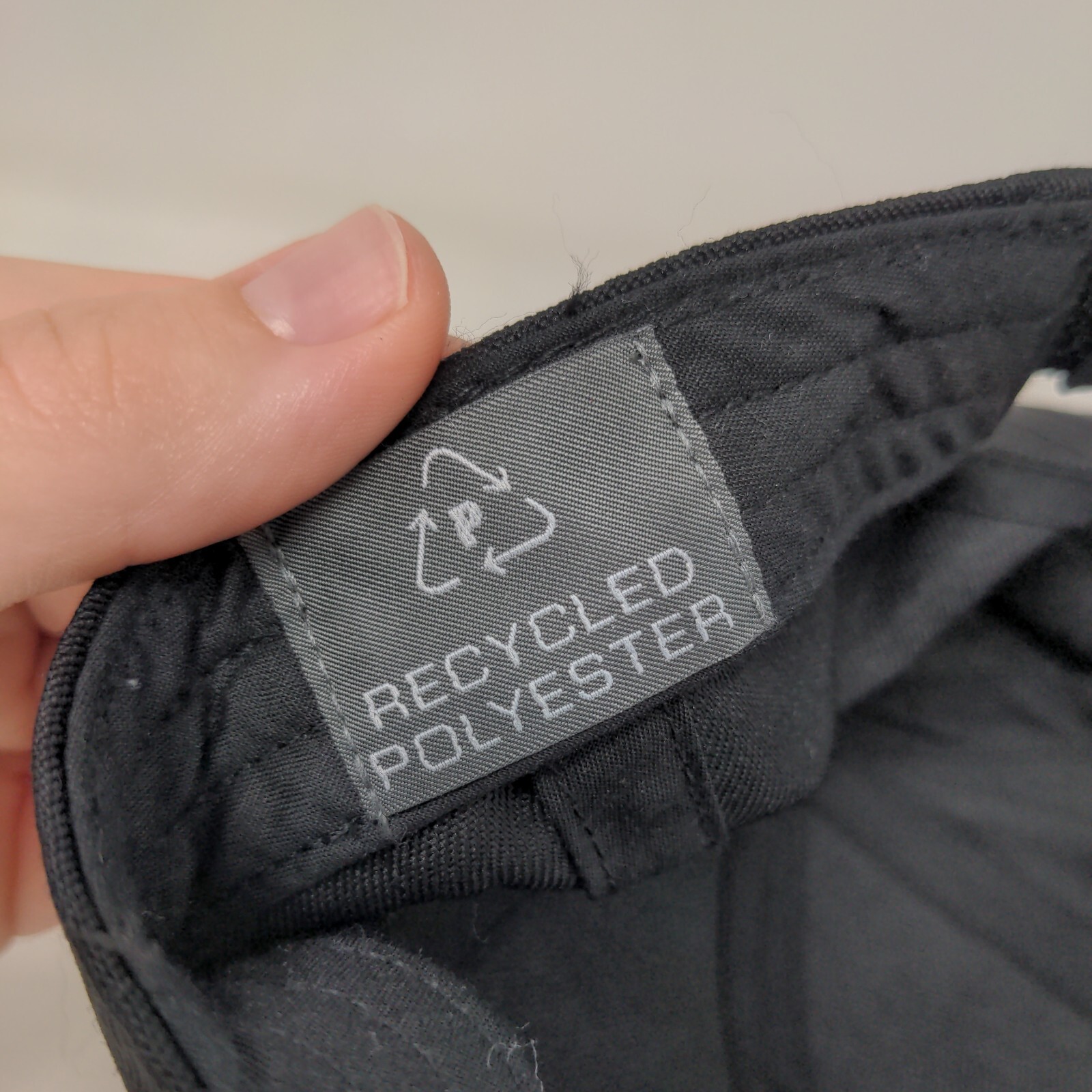 TriNet Strapback Hat Black One Size Embroidered 6… - image 7