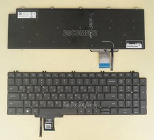New For DELL Precision 7550 7750 7560 7760 Keyboard Backlit Hebrew Israel