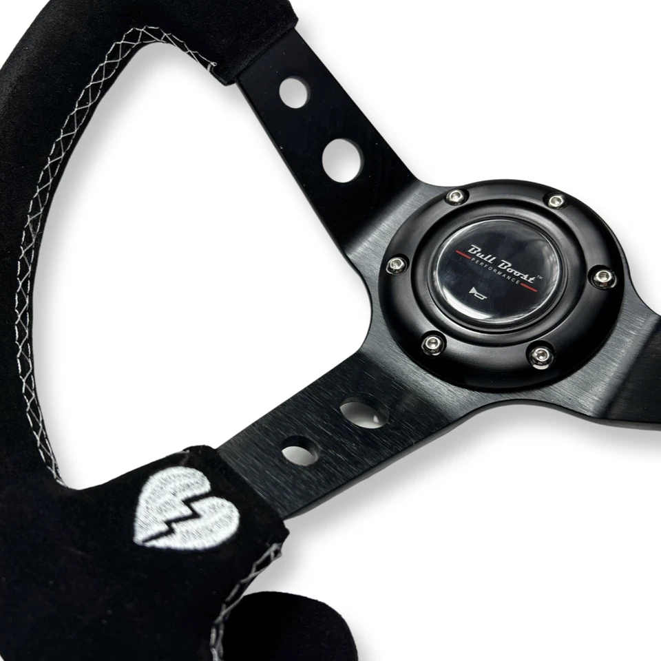 Замшевый руль + комплект адаптеров короткой ступицы для Acura Honda Accord K20 K24 K20A - Изображение 4 из 4