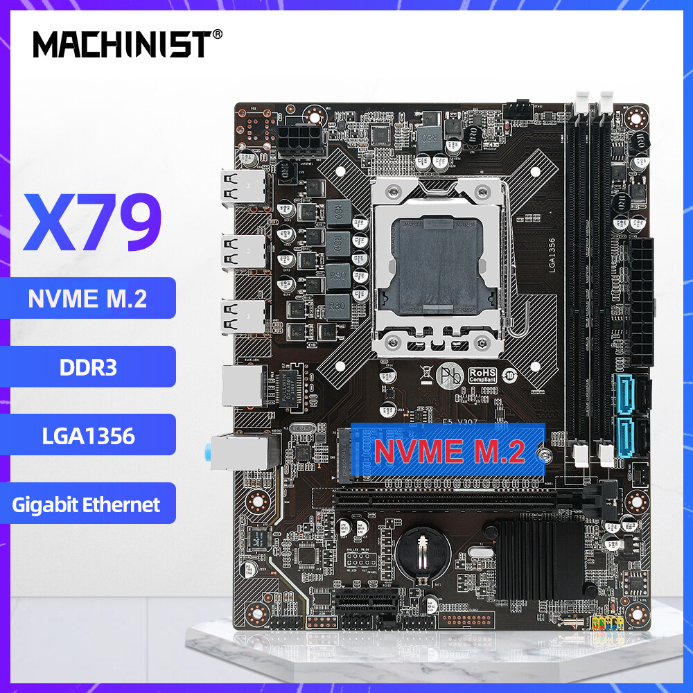 X79 Motherboard LGA 1356 NVME DDR3 ECC/Desktop RAM Memory E5