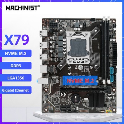 X79 Motherboard LGA 1356 NVME M.2 DDR3 ECC/Desktop RAM Memory E5 V309 Mainboard