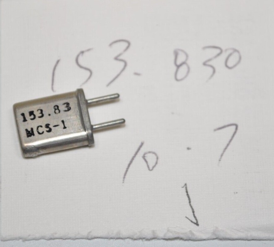 Vintage Scanner Radio Crystal 153.830 MHz / 10.7 iF / HC25/U eBay