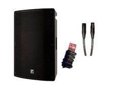 Yorkville YXL15P 15" 1000W Powered Speaker with 25' Roland XLR-XLR  Cable wraps