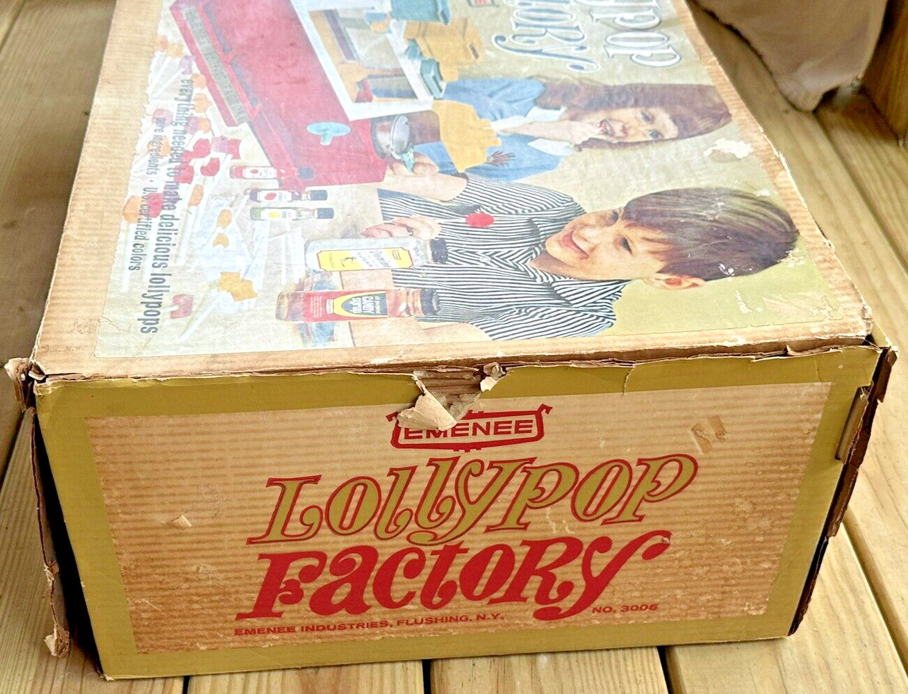 Lollypop Factory by Emenee 1965 Original Box Near Complete —READ— SEE PICTURES—