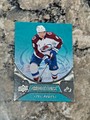 2021-22 Upper Deck Credentials Teal Cale Makar #13 Colorado Avalanche /399