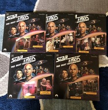 Star Trek: The Next Generation Laserdisc Episode 11-20 Lot of 5 Laserdiscs