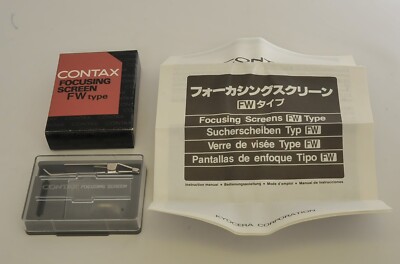 [ Open Box ] CONTAX 167MT Aria S2 Camera FW Type Focusing Screen from Japan