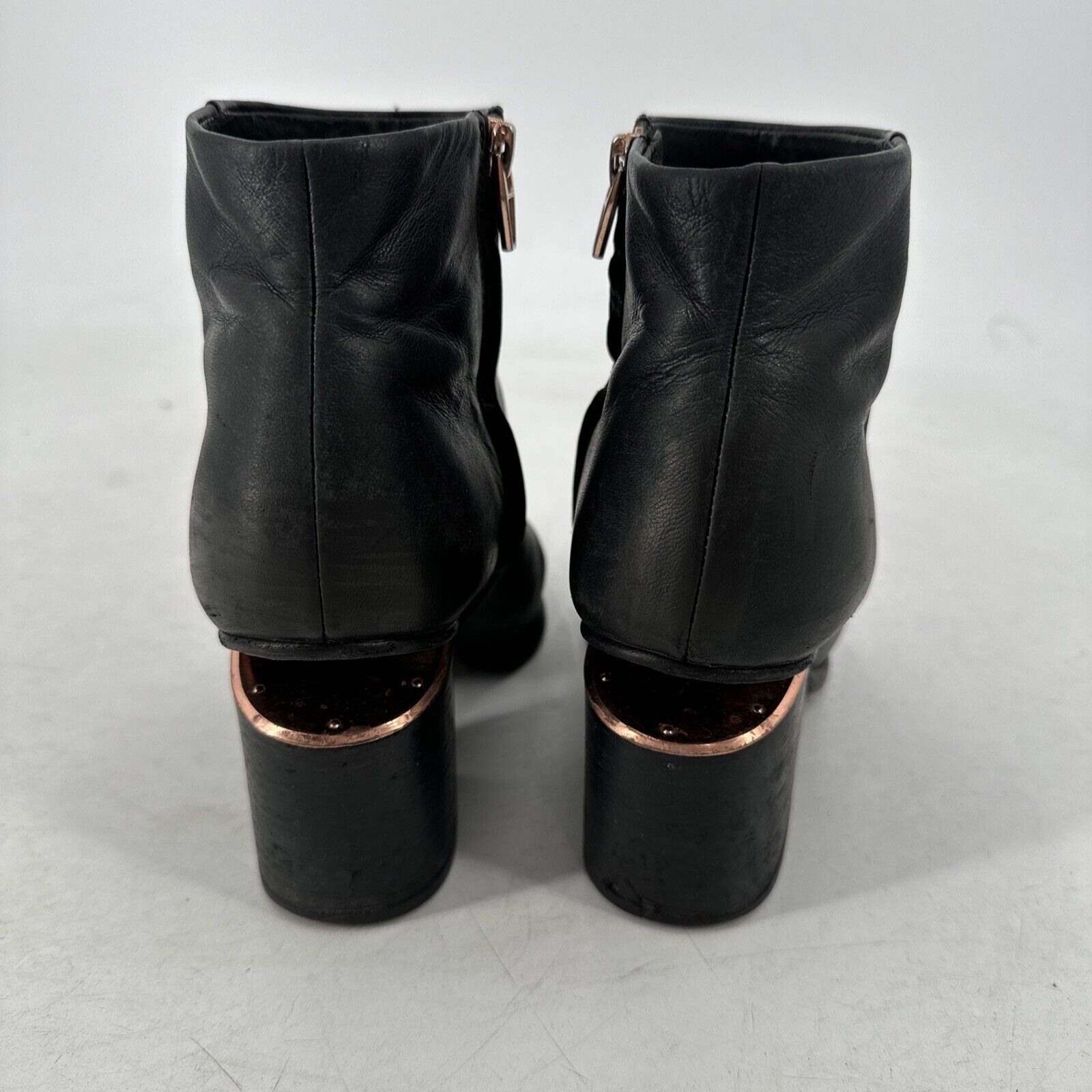Alexander Wang Black Leather Kori Cut Out Heel Le… - image 2