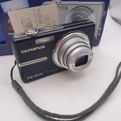 Olympus FE-240 7.1MP Digital Camera in Black color, Xd Card 1gb | eBay
