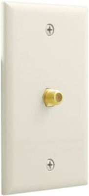 AXIS 7950 F-Jack Wall Plate (Ivory)