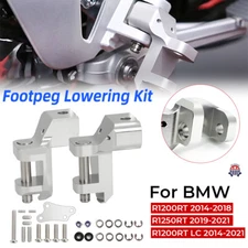 For BMW R1200RT Footrest Footpeg Lowering Mounts Kit Driver Footrest Foot Pegs
