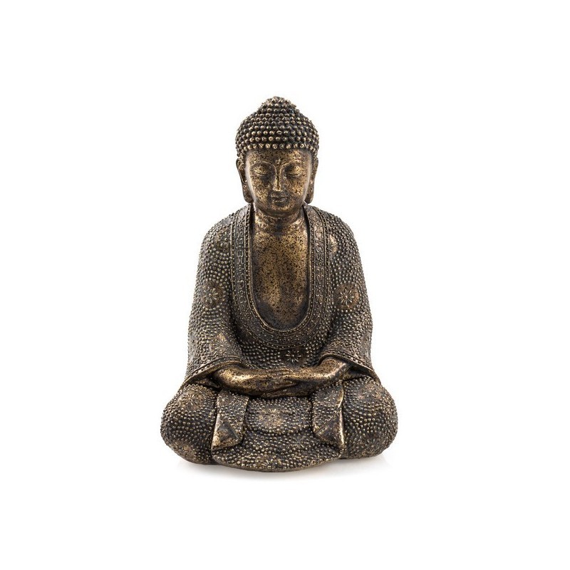 Statue de Bouddha thaï Sumana doré de 30 cm en résine pour salon