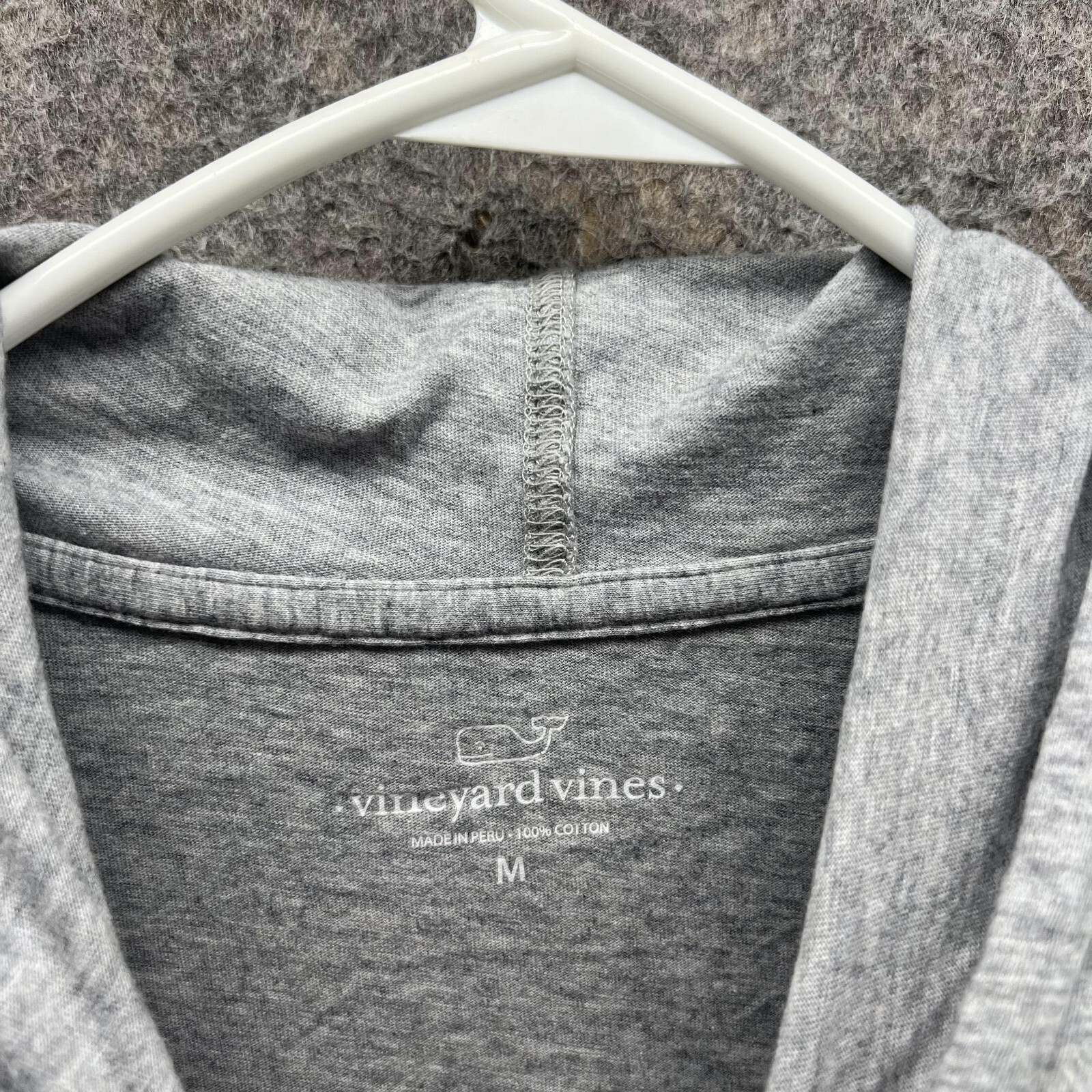 Vineyard Vines Sweater Men Medium Jacket Gray Swe… - image 5