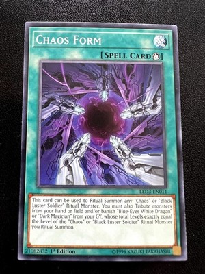 Chaos Form Common Legendary Duelists: White Dragon Abyss 1st Edition LED3-EN011