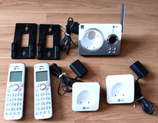 AT T Handset Expandable Cordless Answering System Caller ID Model EL52319 Tested