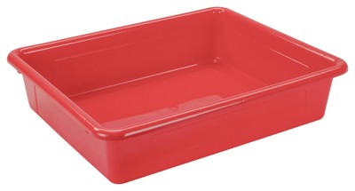 School Smart Sturdy Plastic Storage Tray, Multifunctional Design for Classroo...