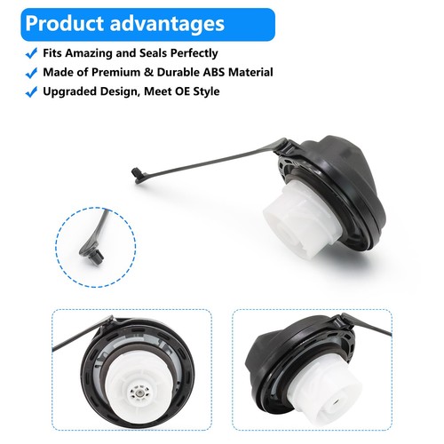 Tappo Serbatoio Carburante Di Ricambio 31010-3L600 Per Hyundai E Kia (Lista Modelli), In ABS E Gomma, Sostitutivo OEM - 4