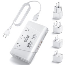 DOACE 800W Travel Adapter Voltage Converter, 220V to 110V Pure Sine Wave Step...