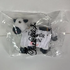 Chick-fil-A "Eat Mor Chikin" Plush Cow 2020 Promo Giveaway Toy 5"x4" * NEW!