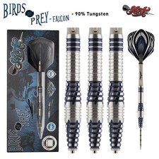 Shot Birds of Prey Falcon Steel Tip Dart Set-90 Tungsten Barrels-25gm