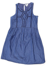 OLD NAVY Dress Women's Medium (M) Blue Sleeveless A-Line